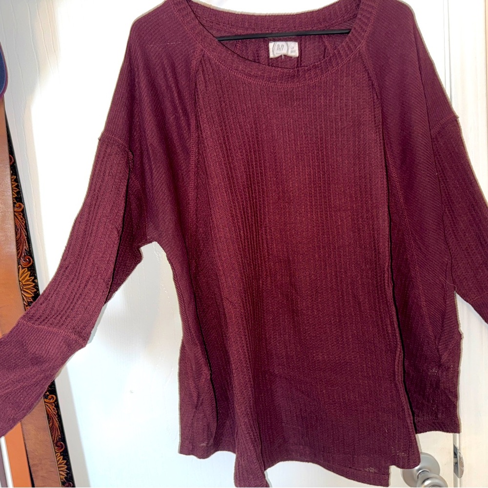 Maurices Burgundy Sweater